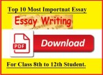 Top 10 Essay in English & Hindi pdf Download